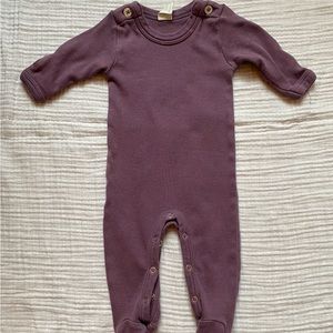 Kate Quinn - Purple One Piece w/ Footies - Newborn